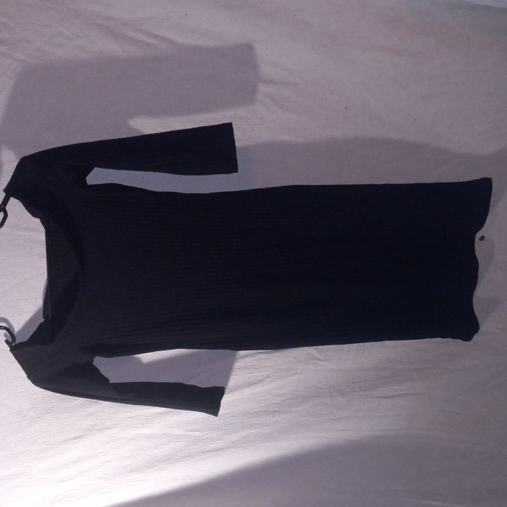 Hot Kiss Ribbed off- shoulder bodycon sweater dress - Picture 1 of 7